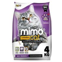 Areia para Gatos Mimo Cat 4Kg - Lavanda - Agripet