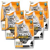 Areia Para Gatos Mimo Cat Perfumada Com Talco 4kg Kit 5un Areia Para Gatos Mimo Cat Perfumada Com Talco 4kg Kit 5un