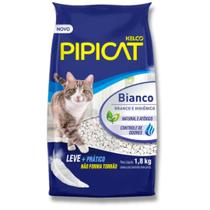 Areia Para Gatos Natural Kelco Pipicat Bianco Granulado Grossa 1,8Kg Controle de Odor Areia Para Gatos Natural Kelco Pipicat Bianco Granulado Grossa 1,8Kg Controle de Odor