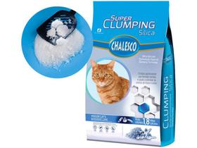 Areia para Gatos Sílica Chalesco Super Clumping - 1,8kg