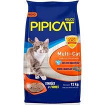 Areia Pipicat Multi-Cat para Gatos 12Kg Areia Pipicat Multi-Cat para Gatos 12Kg