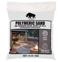 Areia polimérica Rhino Power Bond Plus para pavimentadoras de 10 libras de marfim Areia polimérica Rhino Power Bond Plus para pavimentadoras de 10 libras de marfim