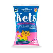 Areia Premium Floral Kets para Gatos - 12kg
