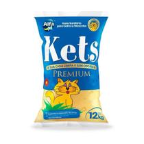 Areia Premium Kets para Gatos 12kg - AlfaPet / Kets Areia Premium Kets para Gatos 12kg - AlfaPet / Kets