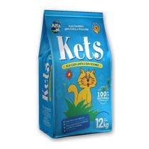 Areia Sanitária Alfapet Kets para Gatos 12Kg