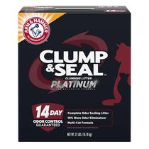 Areia Sanitária Arm & Hammer Clump & Seal Platinum - 16,78 kg Areia Sanitária Arm & Hammer Clump & Seal Platinum - 16,78 kg