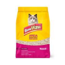 Areia Sanitária Baw Waw Perfumada para Gatos 4 kg