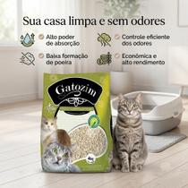 Areia Sanitária Gatos Gatozin 4kg - Tezopet Areia Sanitária Gatos Gatozin 4kg - Tezopet