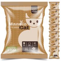 Areia Sanitária Granulado Mandioca Para Caixa De Gatos - 16kg