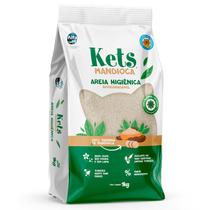Areia Sanitária Higiênica De Extrato De Mandioca Kets 1Kg