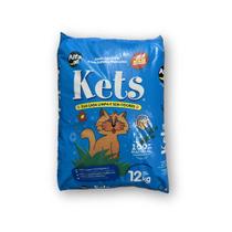 Areia Sanitária Higiênica Para Gatos Kets 12kg Sem Odor