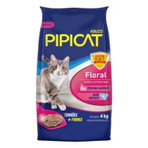 Areia Sanitária Kelco Pipicat Floral - 4 Kg