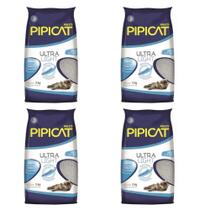 Areia Sanitária Kelco Pipicat Ultra Light 2kg 4 UN Areia Sanitária Kelco Pipicat Ultra Light 2kg 4 UN