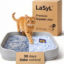 Areia Sanitária para Gatos LaSyL Crystal Gel de Sílica 3,9 kg com Controle de Odor por 30 Dias