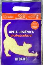 Areia Sanitária para Gatos Mandioca Graos Medios 2,0Kg Natural pode ser Descartado no Vaso Sanitário. Areia Sanitária para Gatos Mandioca Graos Medios 2,0Kg Natural pode ser Descartado no Vaso Sanitário.