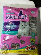 areia sanitaria para gatos Miau Cat , fardo com 5 x 4 k + 500 gr gratis por pacote - Brasi