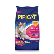 Areia Sanitária para Gatos Pipicat Floral Kelco