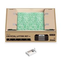 Areia Sanitária PETKIT Crystal Duo com Bandeja 8,2 kg Kit com 4 Unidades Areia Sanitária PETKIT Crystal Duo com Bandeja 8,2 kg Kit com 4 Unidades