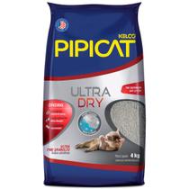 Areia Sanitária Pipicat Kelco Ultradry Grãos Ultrafinos 4kg