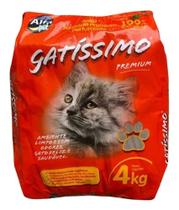 Areia Sanitária Premium Perfumada para Gatos Gatissimo Alfa Pet 4kg
