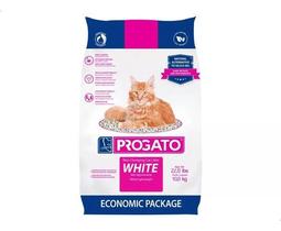 Areia Sanitária Progato Branca Para Gatos 10kg Granulada Areia Higiênica