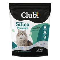 Areia Sanitária Sílica Premium Para Gatos Club Pet 1,5kg
