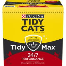 Areia Sanitária Tidy Cats Tidy Max 24/7 - 17,24 kg