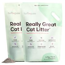 Areia Sanitária Tuft + Paw Really Great Tofu - 2 Pacotes de 4,2kg Areia Sanitária Tuft + Paw Really Great Tofu - 2 Pacotes de 4,2kg