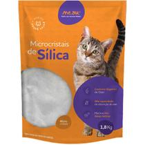 Areia Sílica Me.Au Pet Microcristais para Gatos