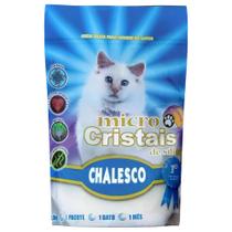 Areia Sílica Micro Cristais para Gatos Super Controle de Odor Chalesco 1,8kg Areia Sílica Micro Cristais para Gatos Super Controle de Odor Chalesco 1,8kg