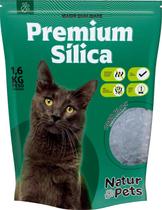 Areia Sílica Premium Para Gatos 1.6 KG Natur Pets