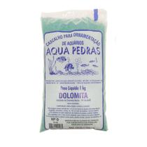 Areia Verde Para Aquários , Jardins E Decoração Nº 0 - 1Kg - Aqua Pedras