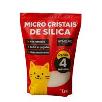 Areias Higiênicas Sílica em Micro Cristais para Gatos - Home Land Areias Higiênicas Sílica em Micro Cristais para Gatos - Home Land