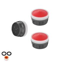 Arejador de torneira JQK JR, 2,2 GPM, kit com 3 unidades Arejador de torneira JQK JR, 2,2 GPM, kit com 3 unidades