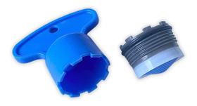 Arejador Dispersor Rosca Anti-furto Com Chave Torneira 18 Mm