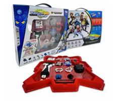 Arena Beyblade Tornado Gyro Combat - 4 Beyblades + Lançadores