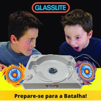 Arena De Combate Batalha Glasslite Para Pião Bayblade Branco