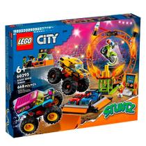 Arena De Espetáculo E Acrobacias Carros Monstro 668 Peças 60295 - Lego