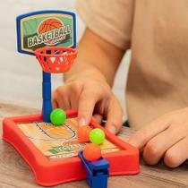 Arena Mini Jogo Basquete Mesa Brinquedo Criança Presente Bola Cesto Arremessar Esportivo