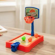 Arena Mini Jogo de Basquete de Mesa Infantil Diversão Interativa Arremesso Preciso Brinquedo Educativo