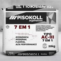 Argamassa AC III Int/Ext 7 Em 1 Cinza - Pisokoll