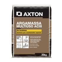 Argamassa Aciii Multiuso Interno E Externo Cinza 20Kg Axton