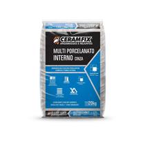 Argamassa Ceramfix Multi Porcelanato Interno Cinza 20kg