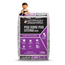 Argamassa ceramfix piso sobre piso externo cinza 20kg