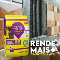 Argamassa Cimentcola Rende Mais Ac3 Plus 10Kg Quartzolit ACIII cimento cola - piscina churrasqueira