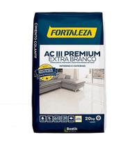 Argamassa Colante AC3 Premium Interno e Externo 20Kg Extra Branco Fortaleza Argamassa Colante AC3 Premium Interno e Externo 20Kg Extra Branco Fortaleza