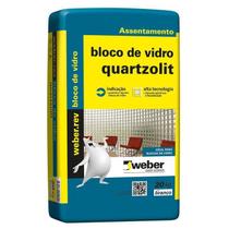 Argamassa Fermaglass Para Bloco De Vidro 5Kg Branca Quartzolit