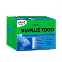 Argamassa Impermeabilizante com Fibras ViaPlus 7000 Cinza 18Kg - Viapol Argamassa Impermeabilizante com Fibras ViaPlus 7000 Cinza 18Kg - Viapol