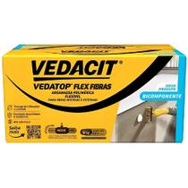 Argamassa Impermeabilizante Vedatop Flex Fibras 18kg Cinza Vedacit Argamassa Impermeabilizante Vedatop Flex Fibras 18kg Cinza Vedacit