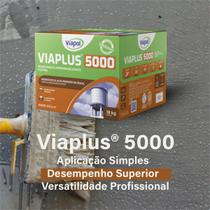Argamassa Impermeabilizante ViaPlus 5000 18Kg Alta Resistentecia a Pressão da Agua - Viapol Argamassa Impermeabilizante ViaPlus 5000 18Kg Alta Resistentecia a Pressão da Agua - Viapol